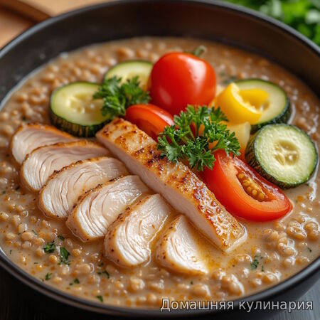 ▌ Готовим гречку с курочкой и овощами в нежнейшем сливочном соусе 🍗🥑🧀