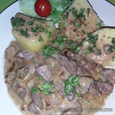 Как приготовить куриную печень в сметане – нежная вкуснятина за 30 минут!