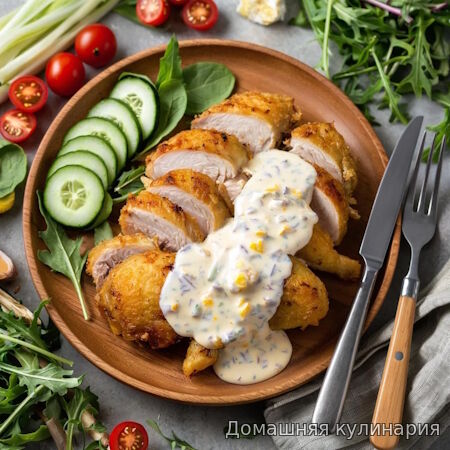 Курица с айвой