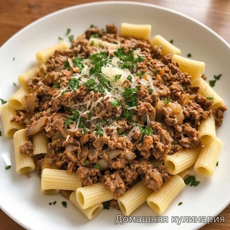 Макароны с фаршем – простое блюдо, которое всегда выручает