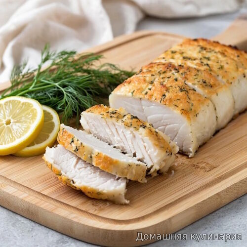 Приготовление прессованного филе минтая в духовке