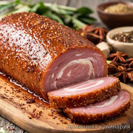 Рецепт приготовления мясного рулета в пряной глазури