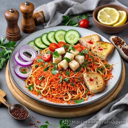 ▌ Рецепт приготовления турецкой пасты с чечевицей