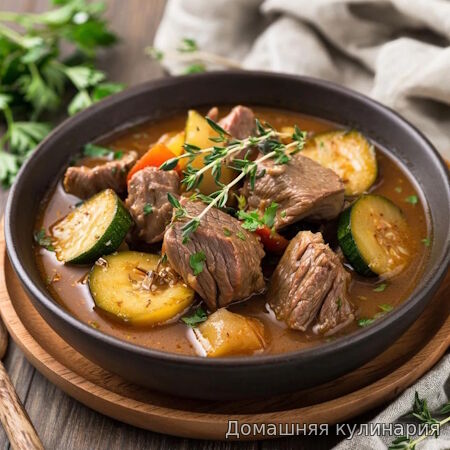 ▌ Сочное мясное рагу с нежными кабачками 🍗🥓
