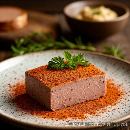 Утиный паштет в перцовой обсыпке