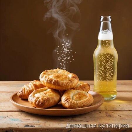 Жареные пирожки на пиве