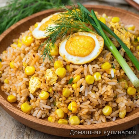 ▌ Жареный рис с кукурузой и яйцом – идеальное блюдо за 15 минут! 🍚🥚🌽